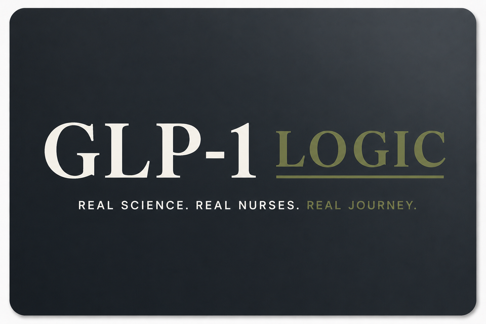 GLP-1 Logic title graphic featuring the tagline “Real Science. Real Nurses. Real Journey.”