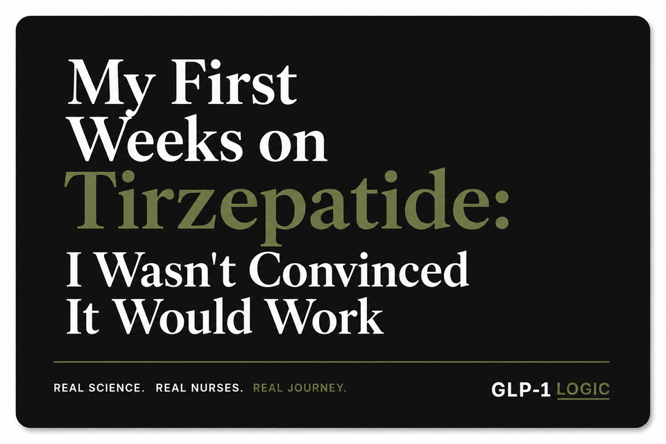 I started tirzepatide hoping it might help—but those first weeks were subtle enough that I wasn’t convinced it would. Looking back, the earliest changes were already beginning.
