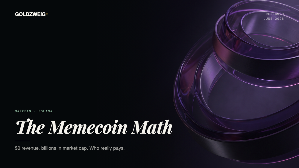 $0 Revenue, Billions in Market Cap: The Memecoin Math