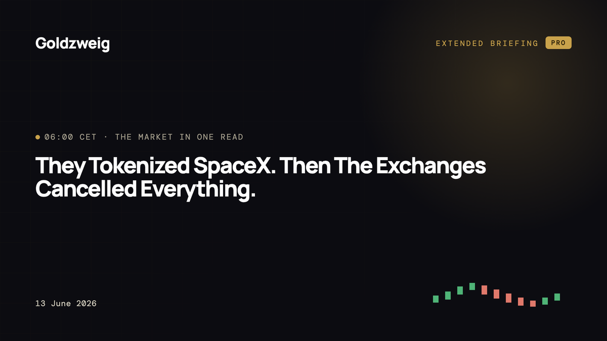 They Tokenized SpaceX. Then The Exchanges Cancelled Everything.