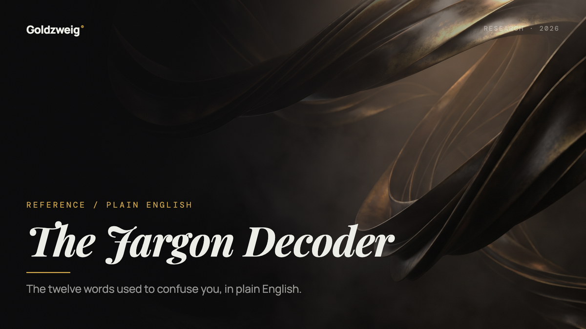The Crypto Jargon Decoder: The 12 Words Used To Confuse You, In Plain English