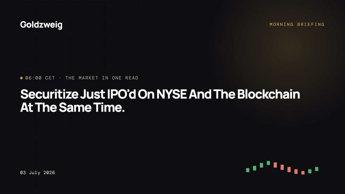 Securitize Just IPO'd On NYSE And The Blockchain At The Same Time.
