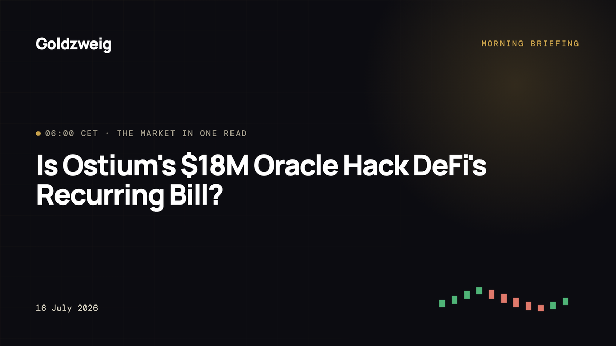 Is Ostium's $18M Oracle Hack DeFi's Recurring Bill?