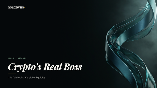 Crypto's Real Boss Isn't Bitcoin, It's Global Liquidity