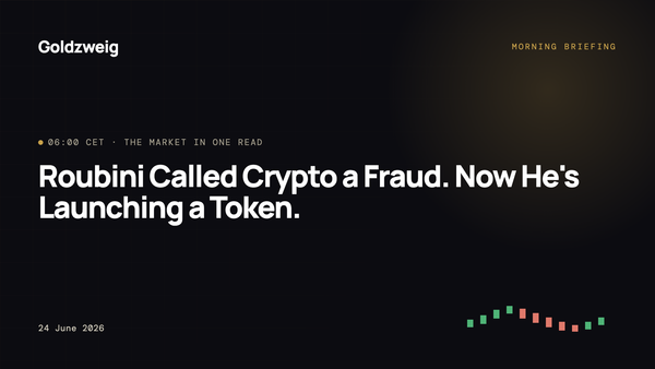 Roubini Called Crypto a Fraud. Now He's Launching a Token.