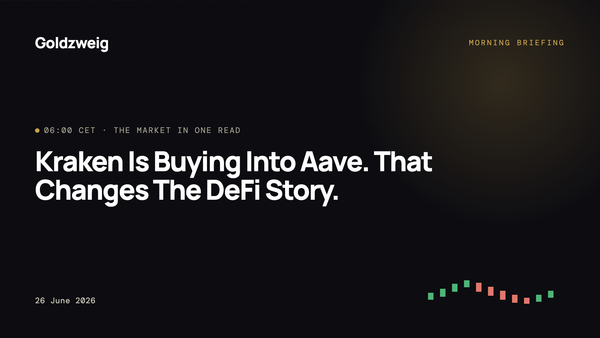 Kraken Is Buying Into Aave. That Changes The DeFi Story.