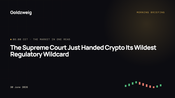 The Supreme Court Just Handed Crypto Its Wildest Regulatory Wildcard