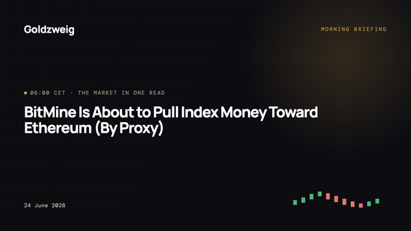 BitMine Is About to Pull Index Money Toward Ethereum (By Proxy)