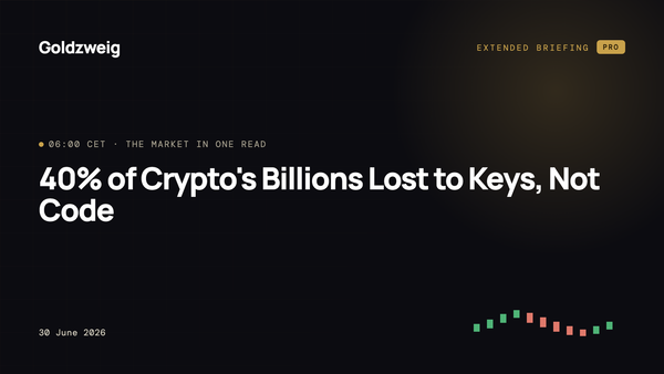 40% of Crypto's Billions Lost to Keys, Not Code