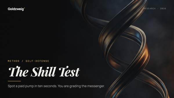 The Shill Test: Spot a Paid Pump in 10 Seconds