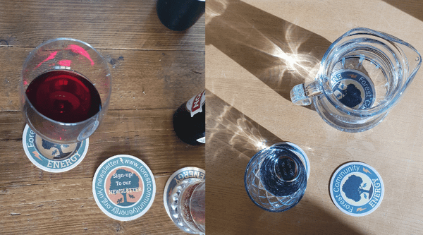 Free coasters for local venues