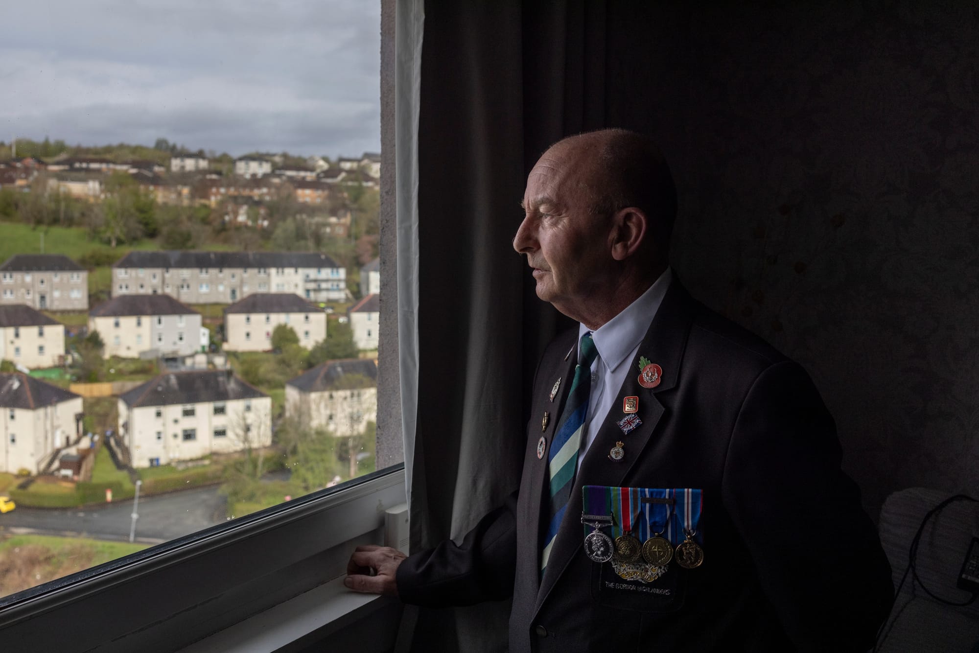The Greenock man standing between veterans and life on the streets