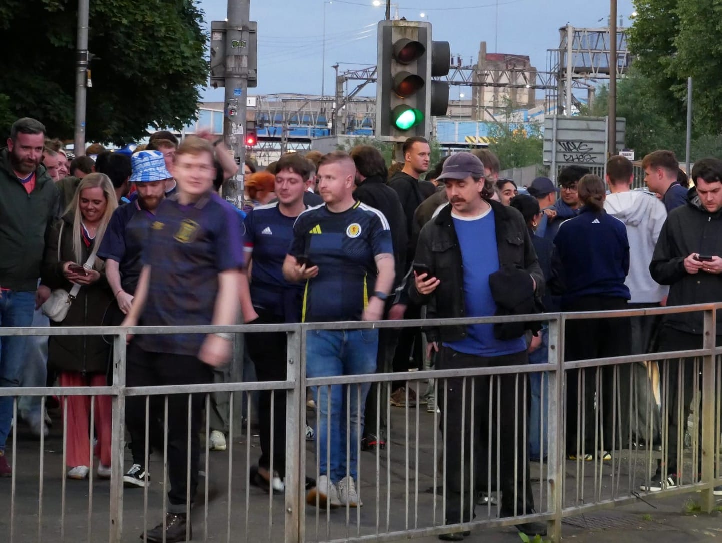How Glasgow watched the game