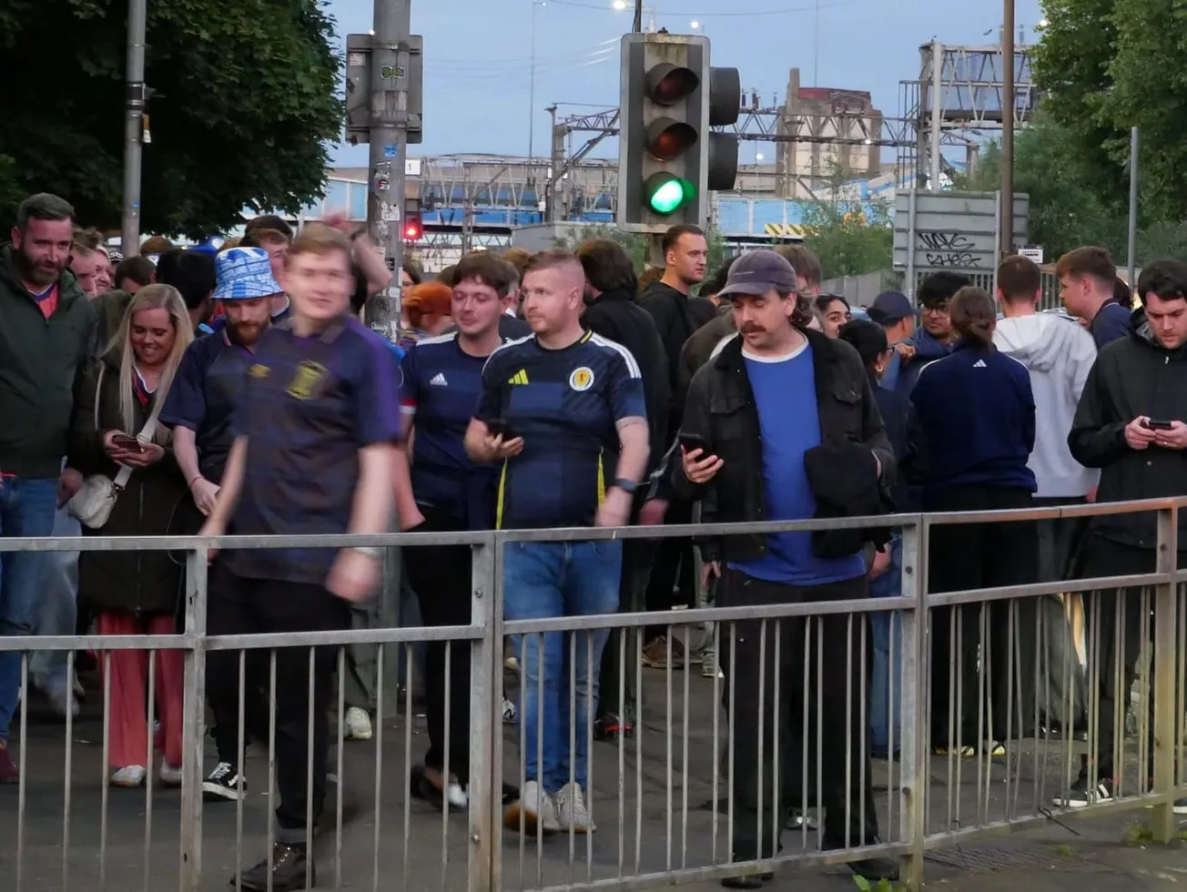How Glasgow watched the game