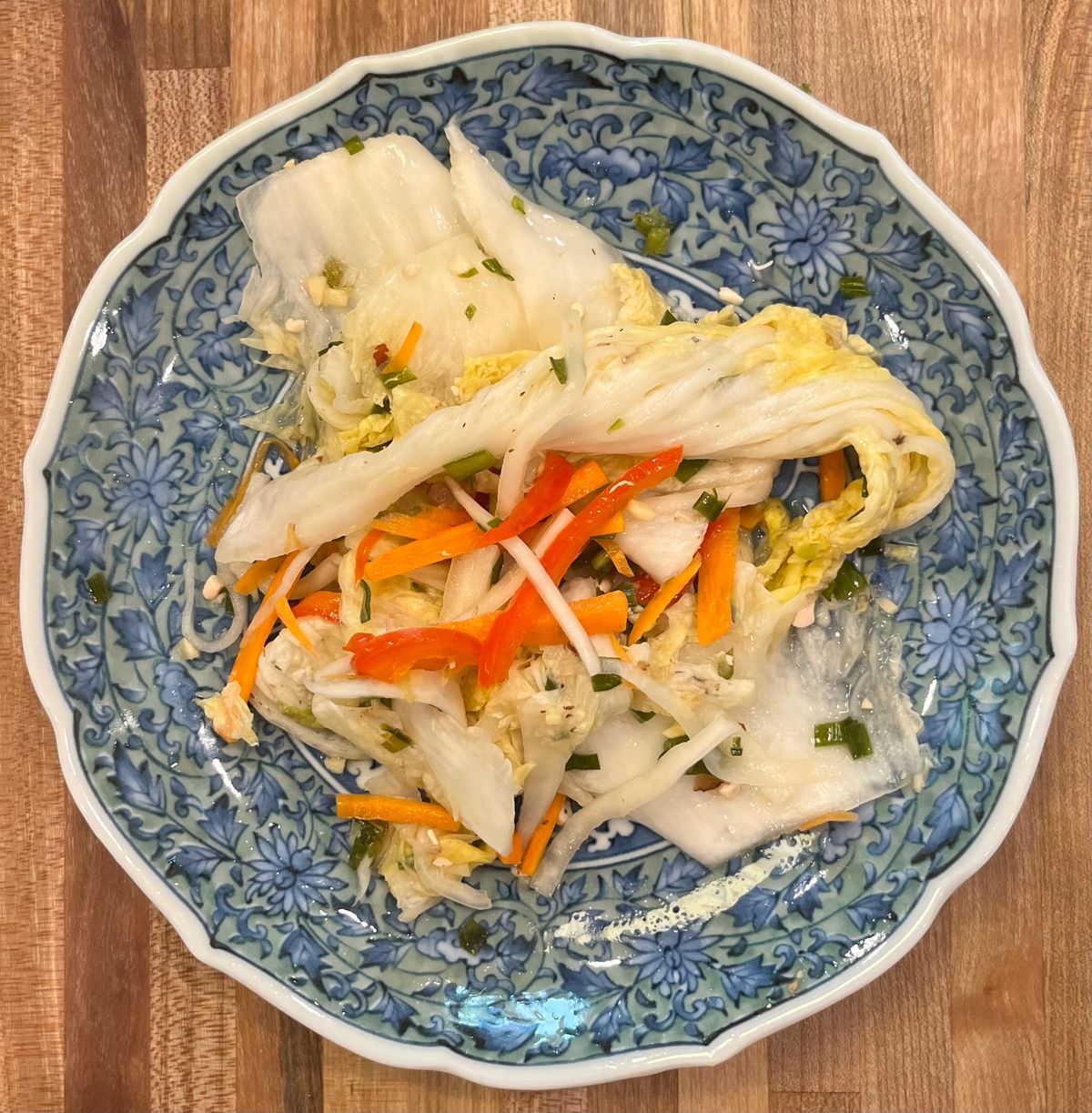 Baek or white Kimchi