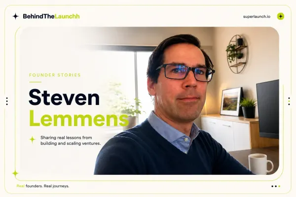 Founder Story: He Built Sarrai So the Expert Could Finally Take a Vacation