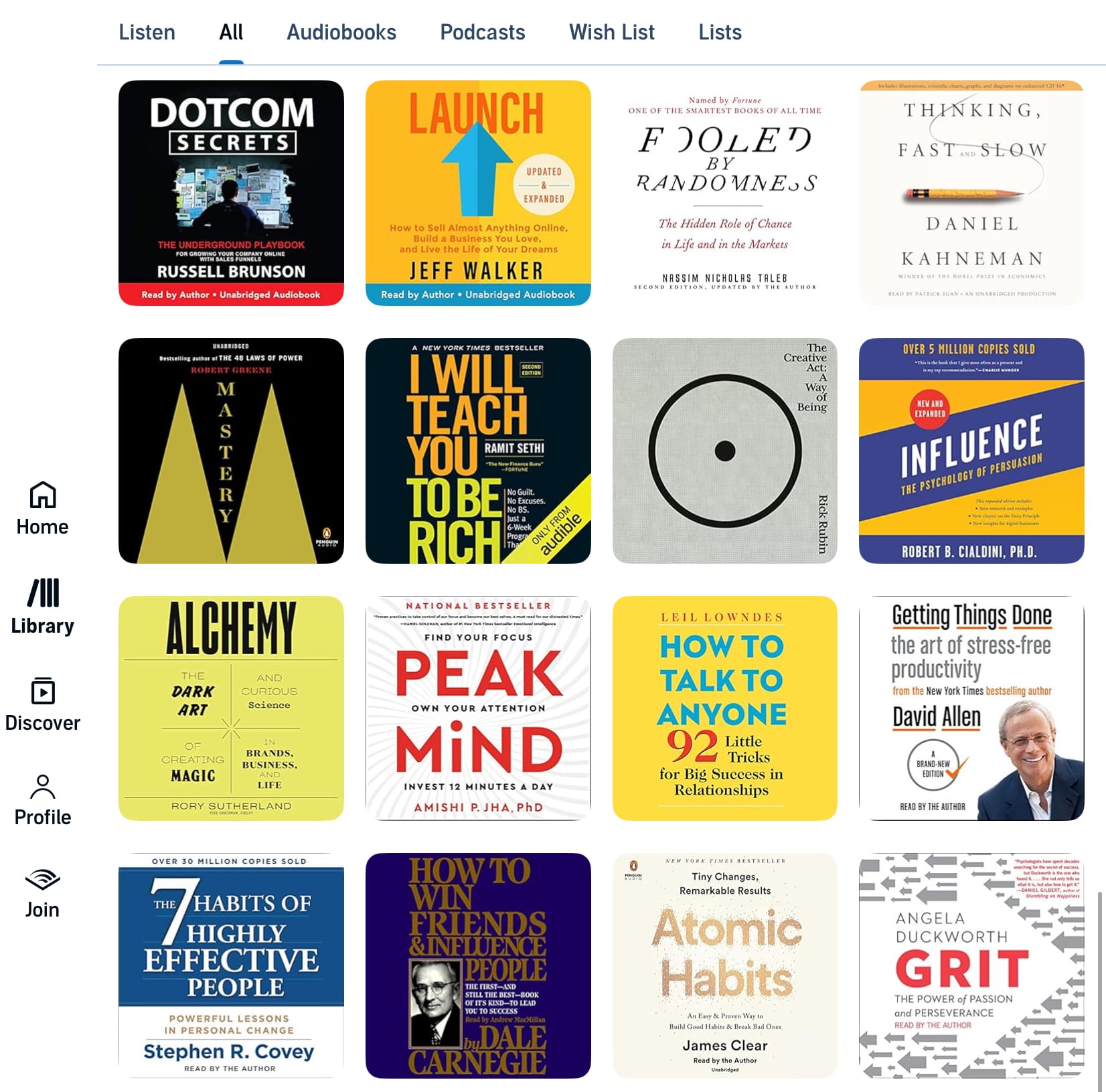 More books on Audible
