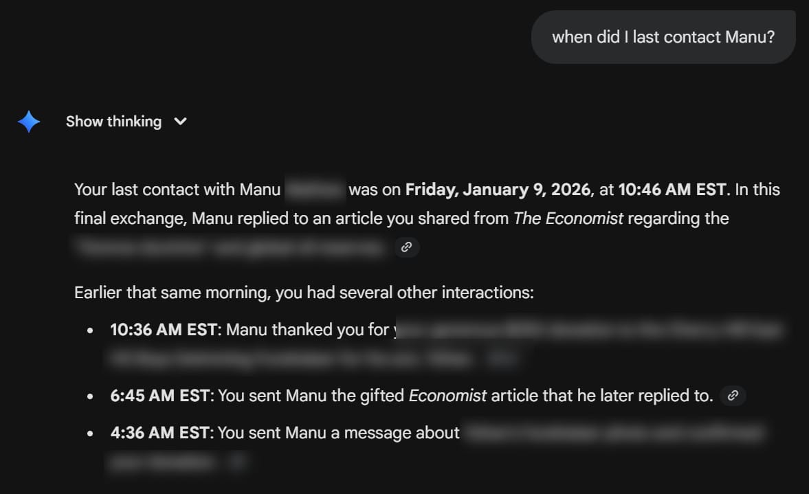 Search through Emails