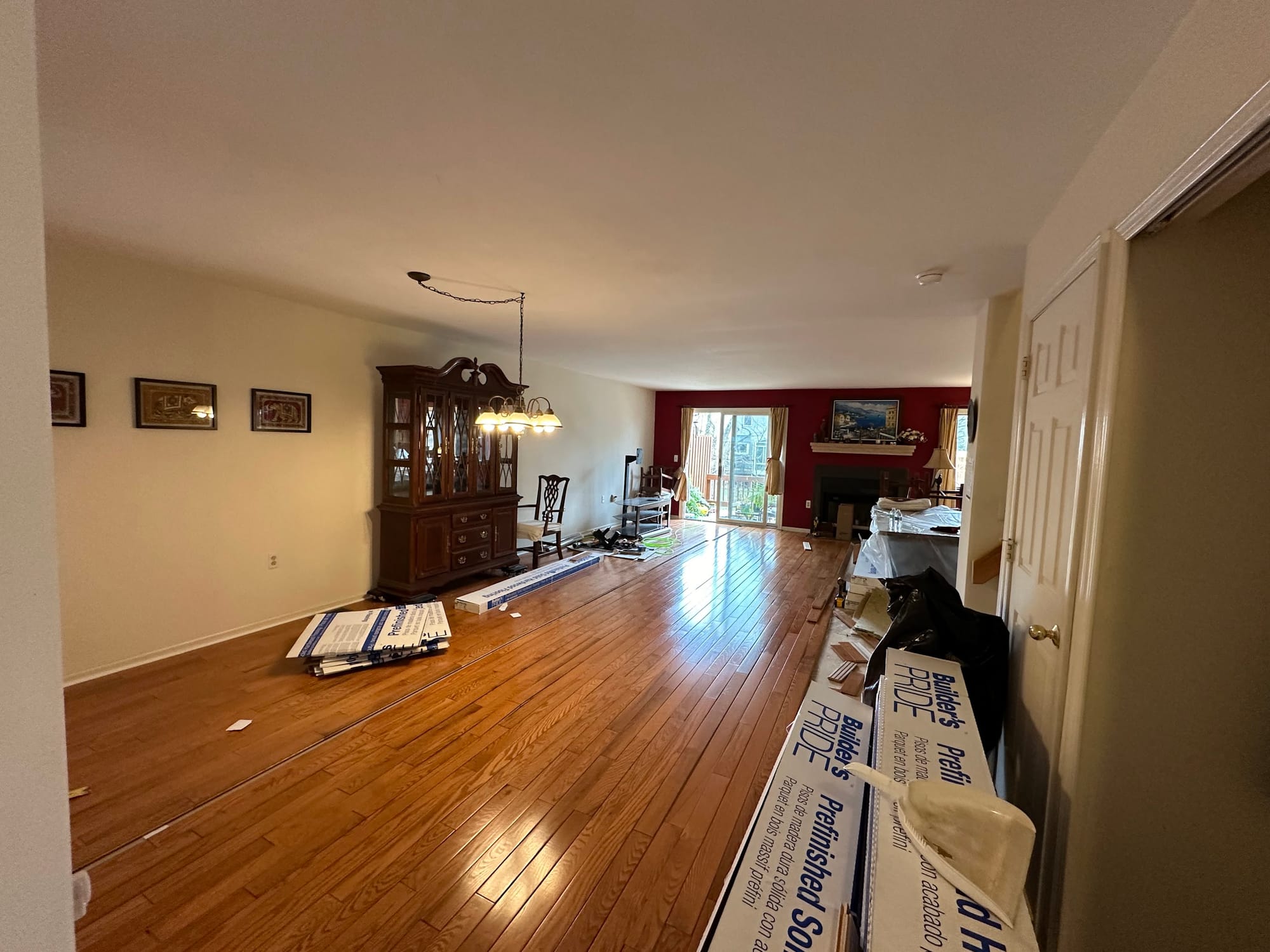 Wood Floor laid down