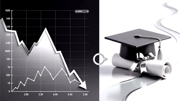 Money and education musings from a $100K drop