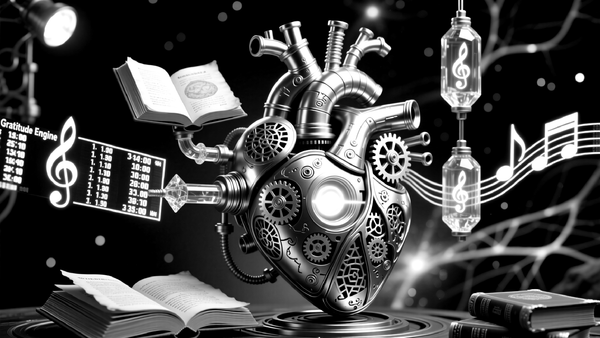 Profit sinks, Pixels sing, Books teach & Gratitude grounds