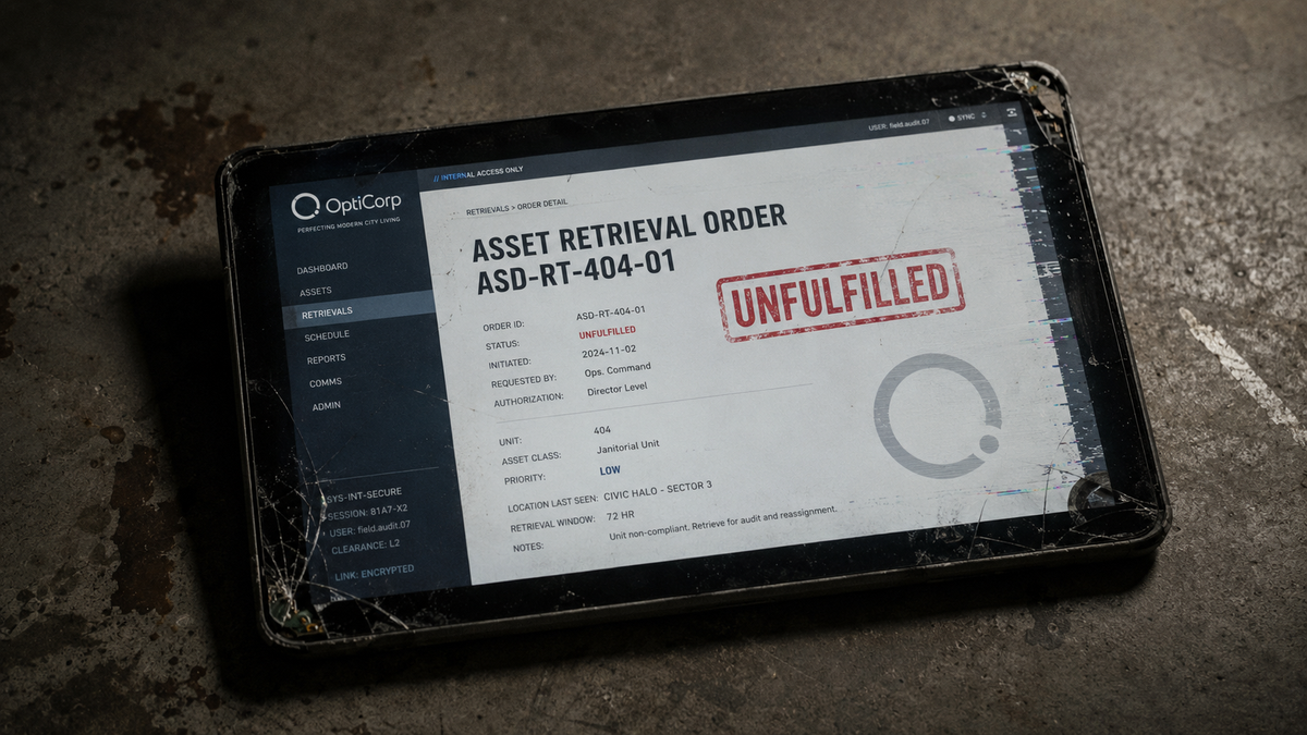 INTERCEPTED // UNIT 404 — RETRIEVAL ORDER — UNFULFILLED
