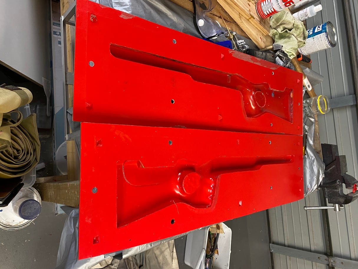 Finished two part mould