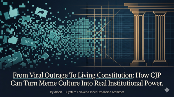 A deep dive into how CJP can evolve from digital protest culture into a long-term movement for electoral reform, stronger institutions, and citizen-first governance.
