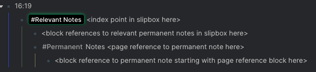 Permanent Note Entry Template