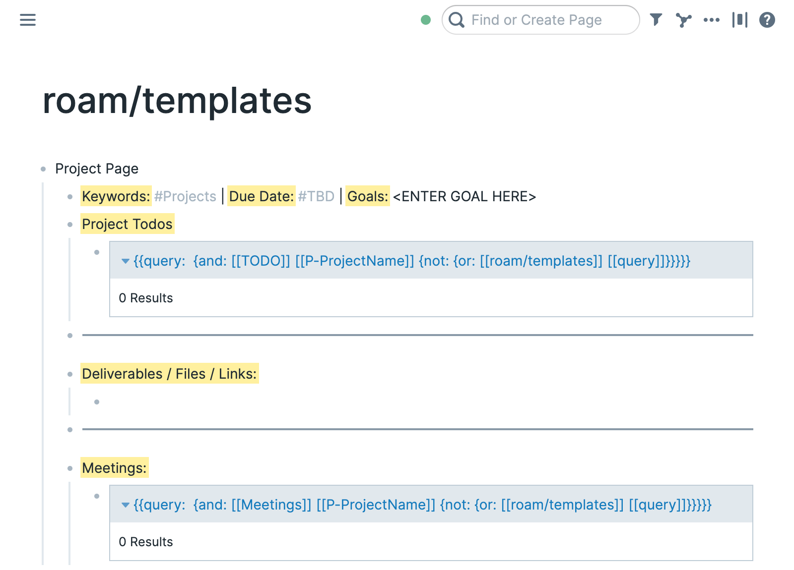 Project Page Template