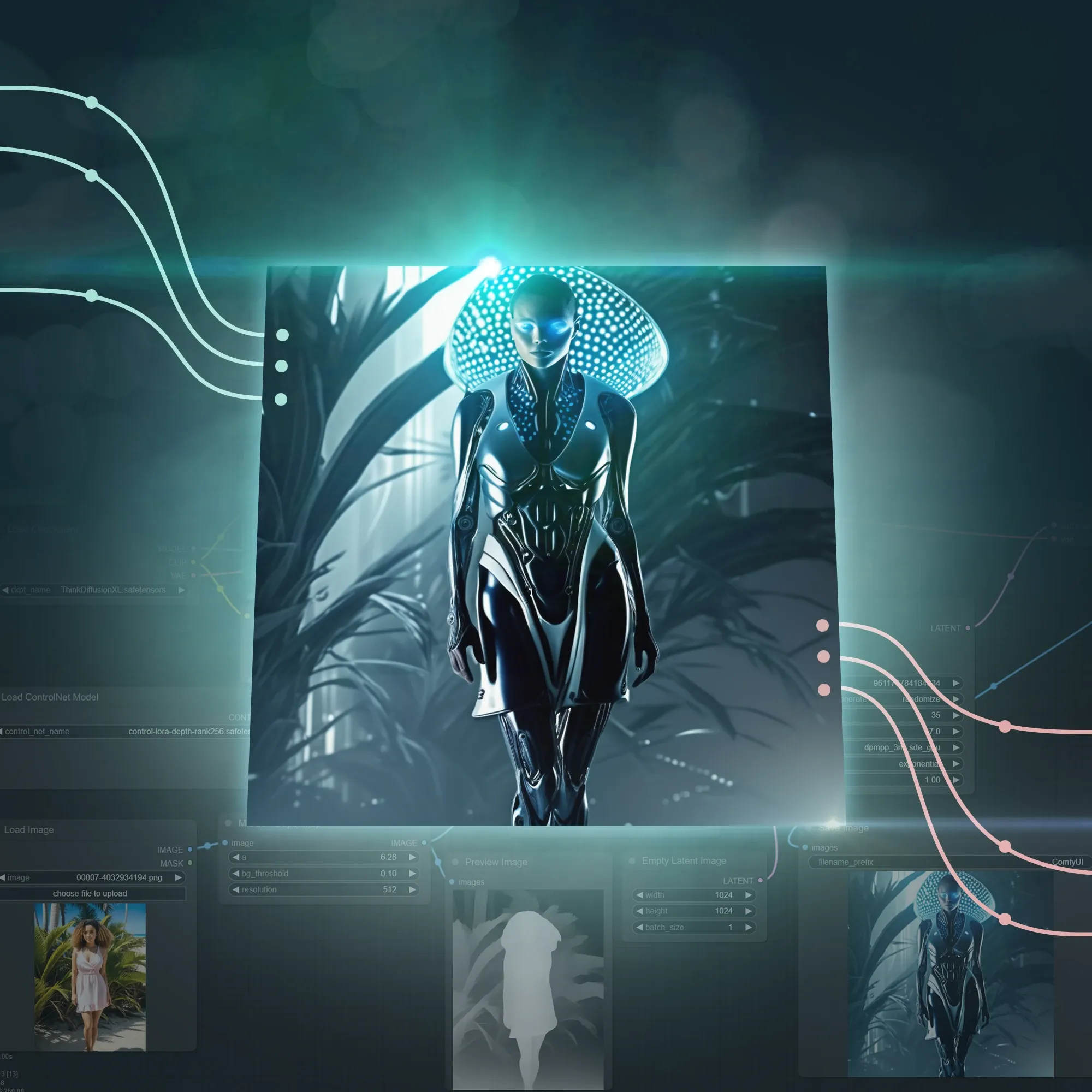 Think Diffusion's Stable Diffusion ComfyUI Top 10 Cool Workflows