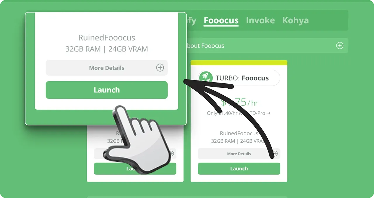 Launch Machine ThinkDiffusion