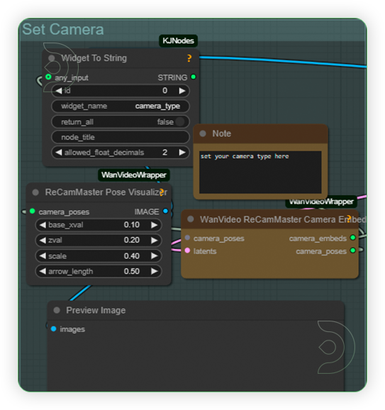 ThinkDiffusion-StableDiffusion-ComfyUI-Vid2Vid-Wan-ReCamMaster-step 4 set camera control.png
