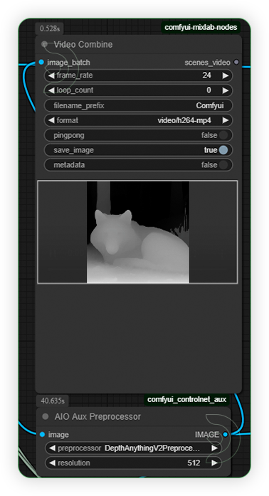 ThinkDiffusion-StableDiffusion-ComfyUI-Wan-Vid2Vid-Depth-Control-LoRA-check-video-depth-mask