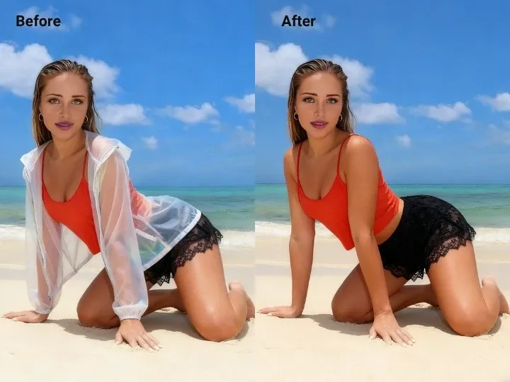 Undress her AI photo