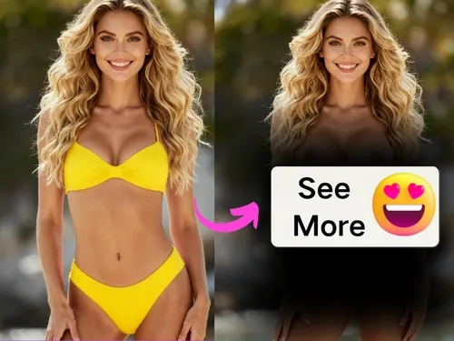 her undressing image