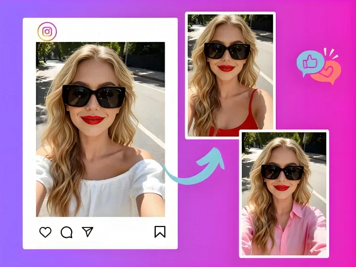 AI clothes changer photo