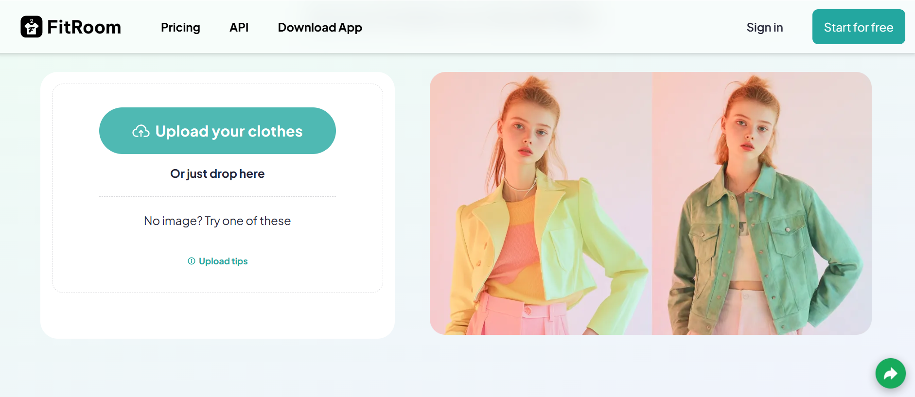 Fitroom clothes swap