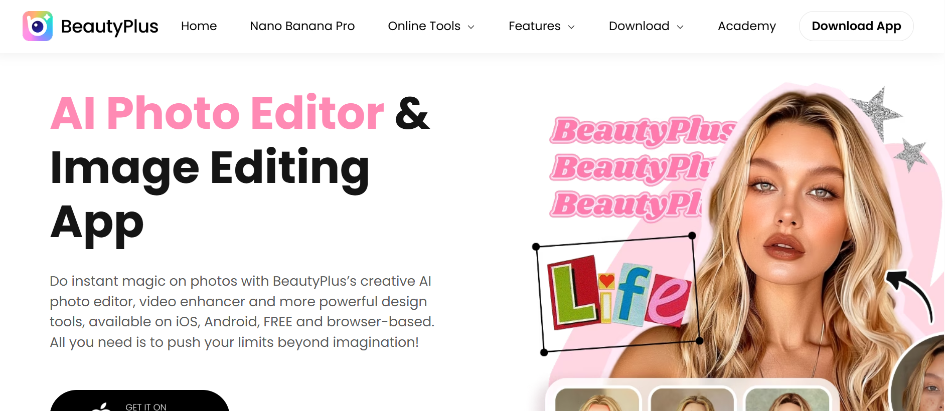 BeautyPlus clothes swap