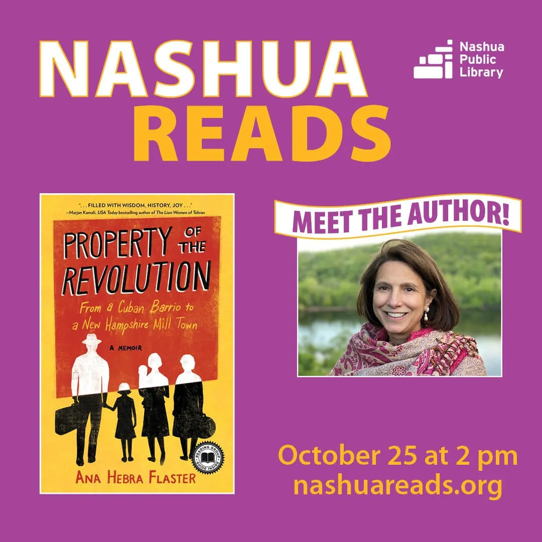 Nashua Public Library Selects “Property of the Revolution” as its 2026 Citywide Read