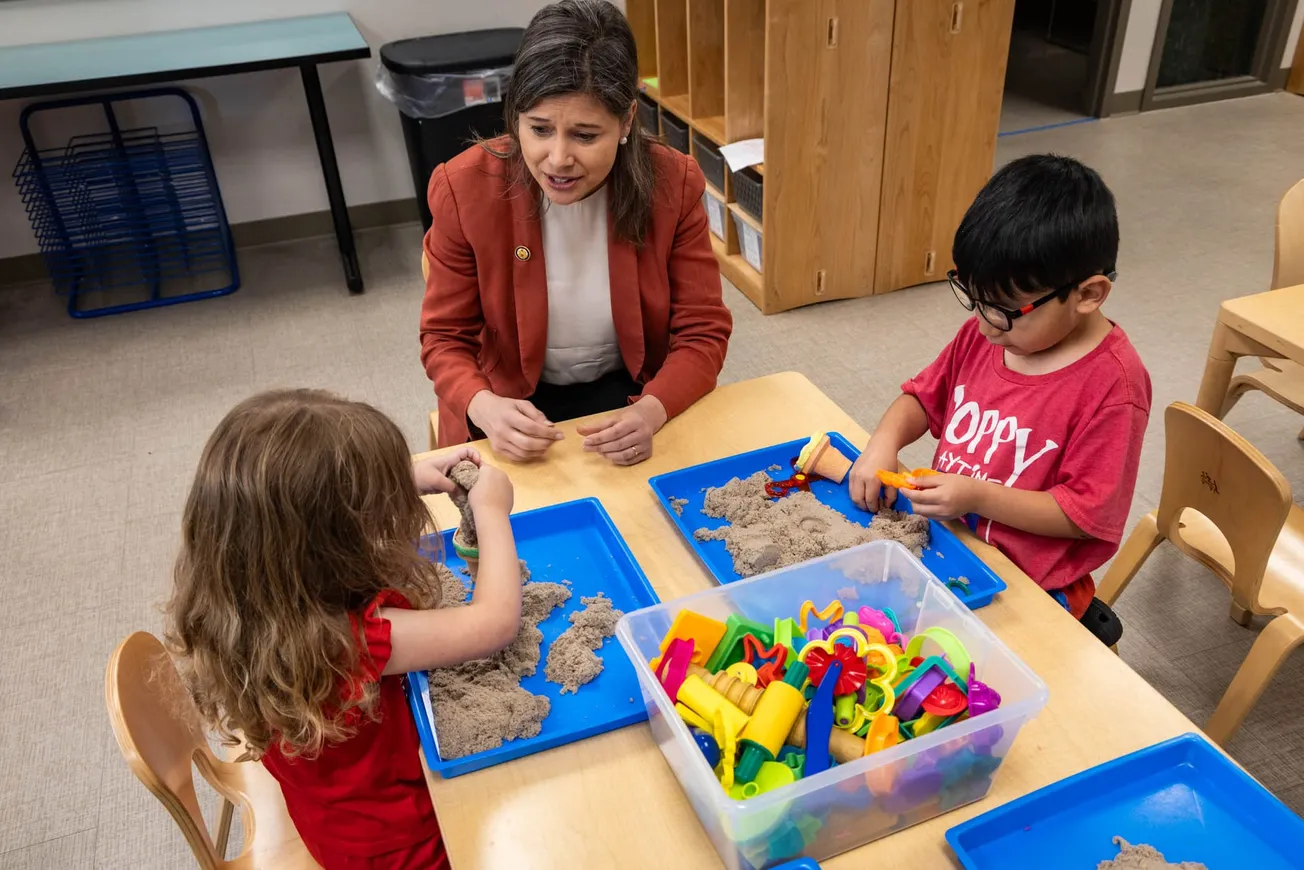 At Nashua Community College, Goodlander links childcare to workforce needs