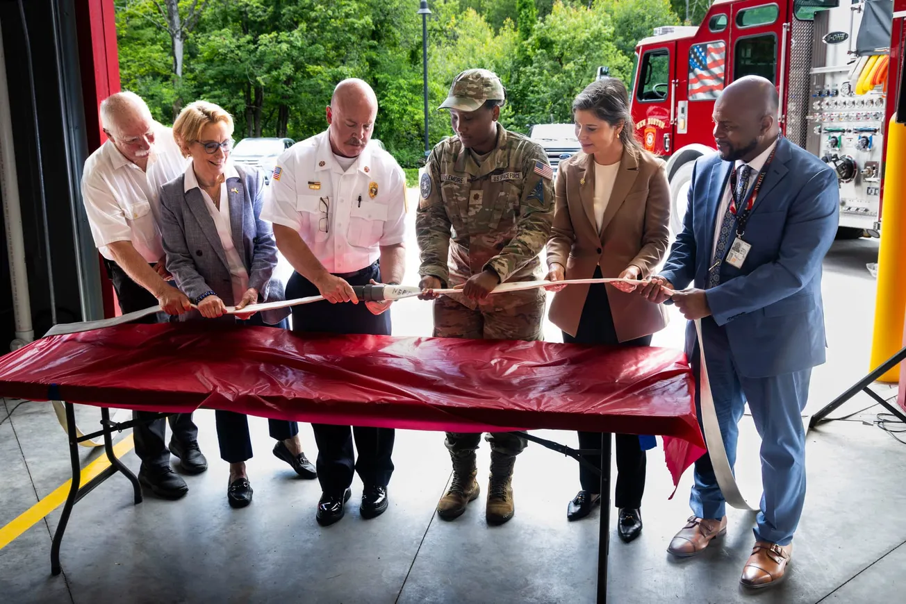 New Boston unveils new fire station serving Space Force base