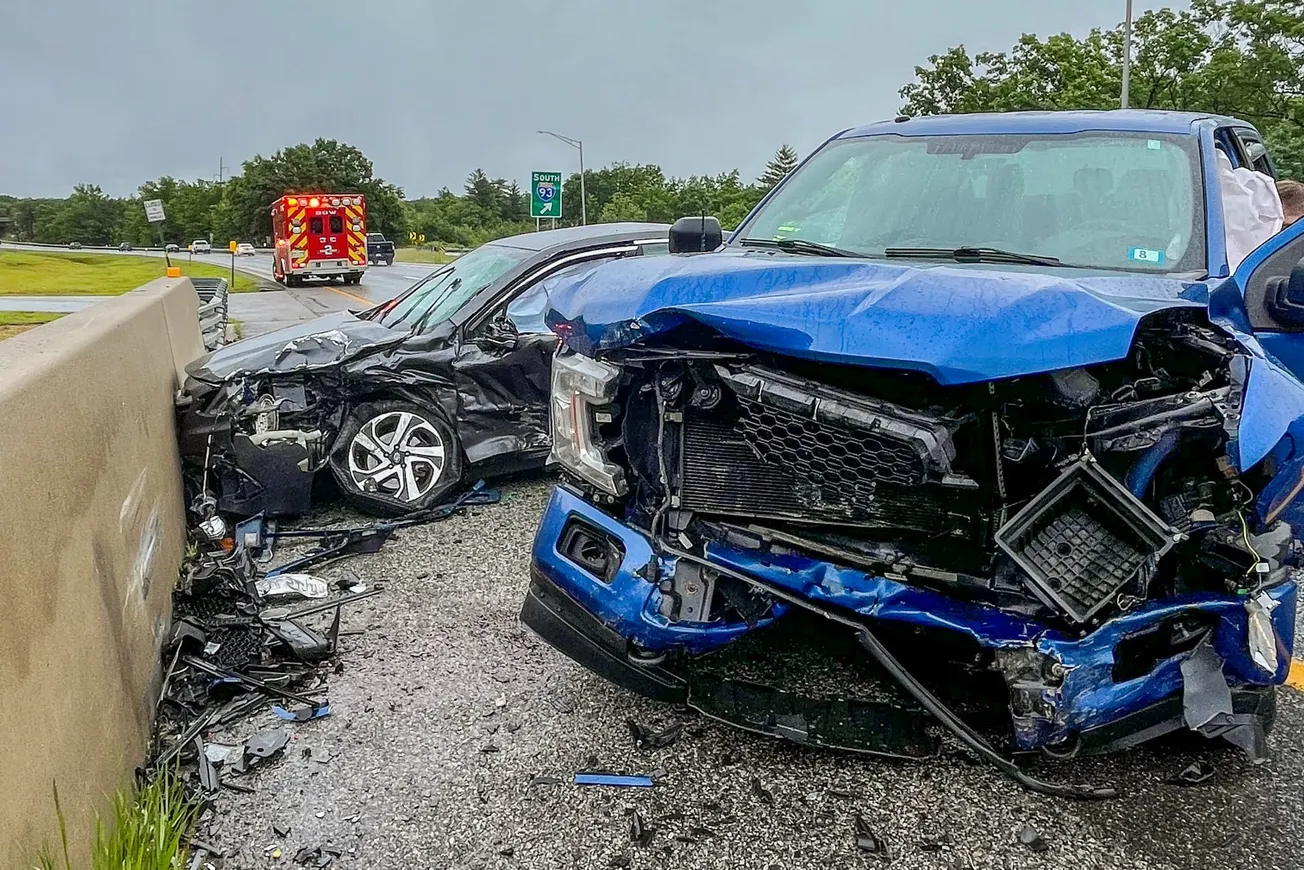 Three people seriously injured in a head-on crash in Hooksett