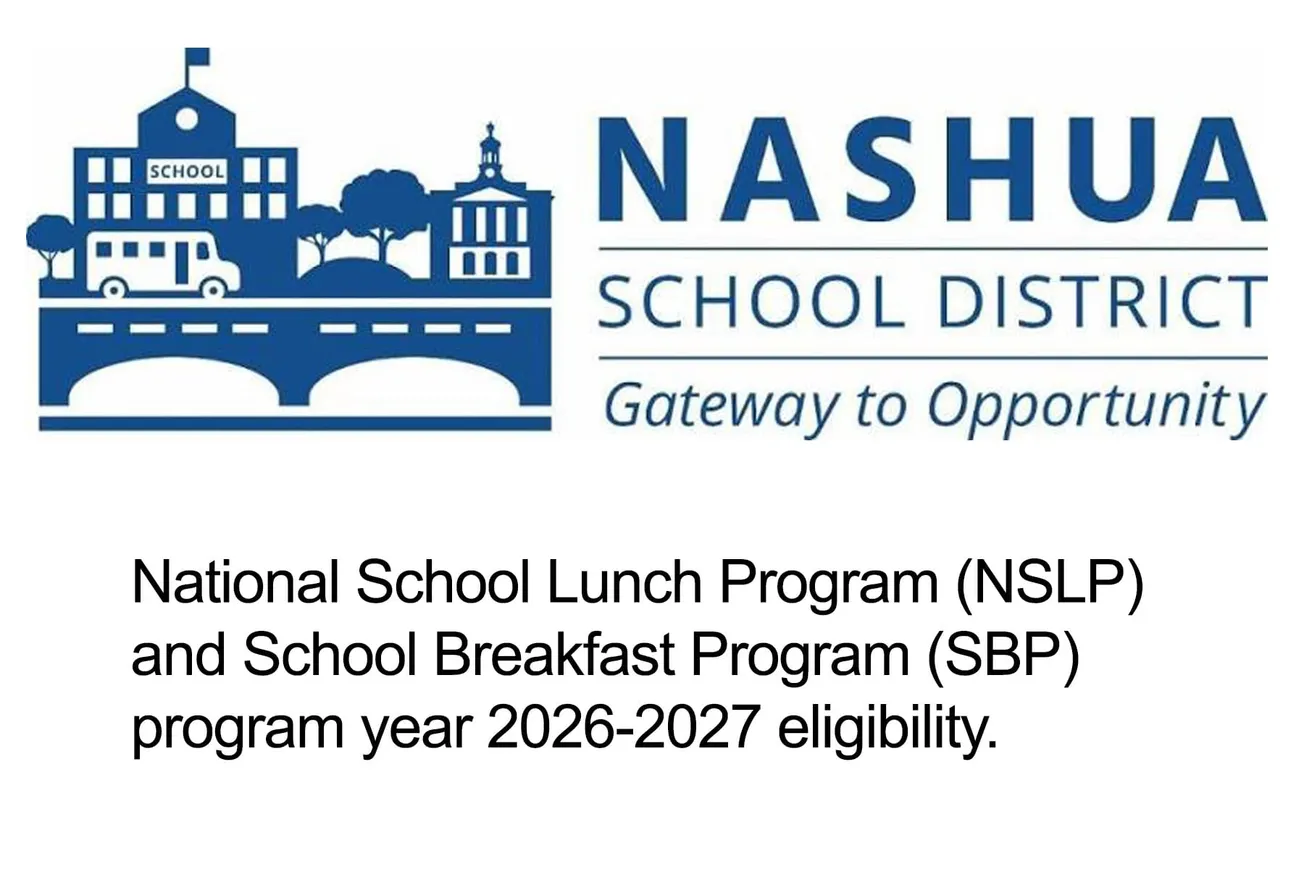 Nashua School District announces 2026-2027 school nutrition program eligibility