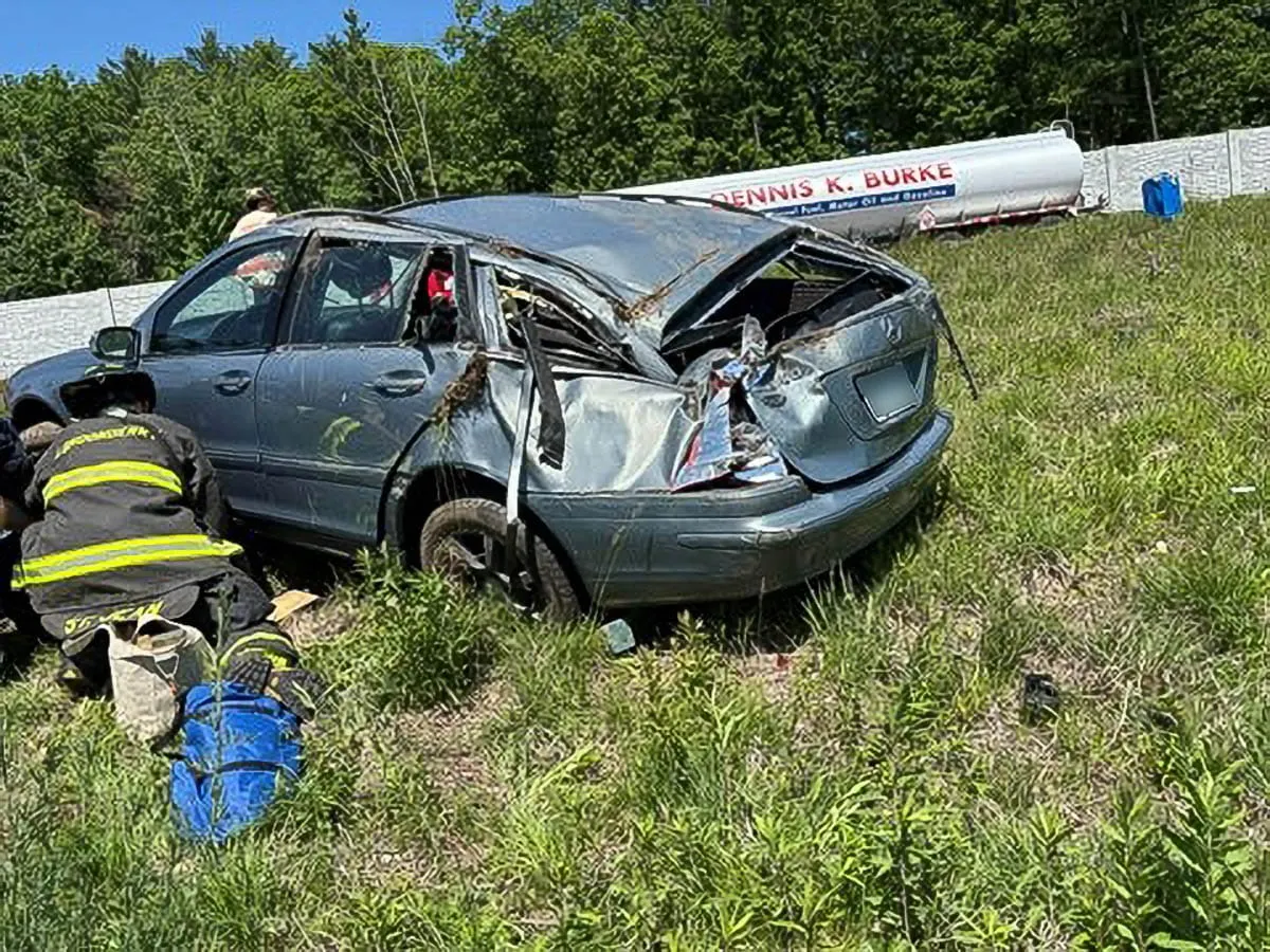 Driver seriously injured in rollover crash in Londonderry
