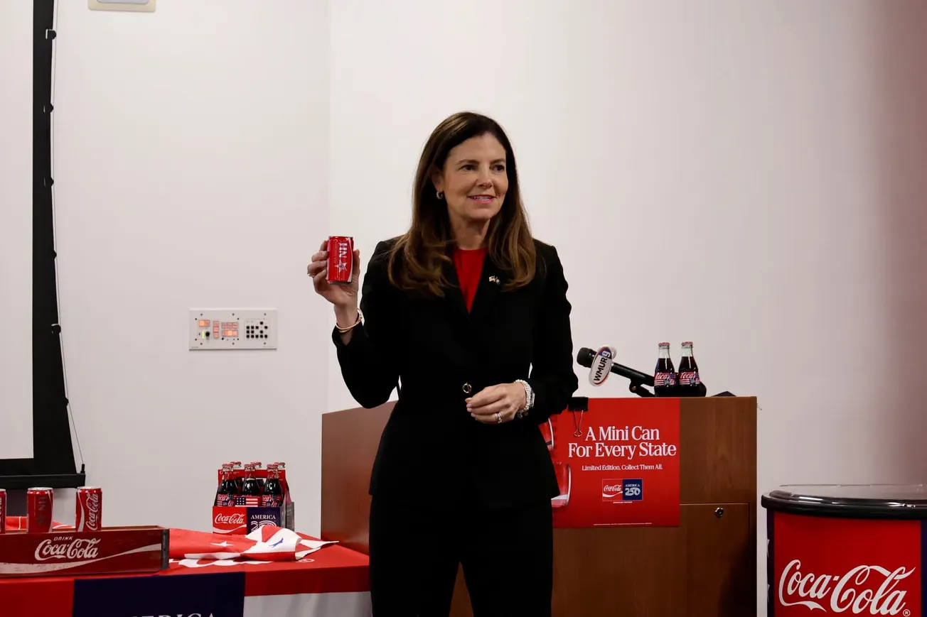 Governor Ayotte celebrates America 250 with Coca-Cola Northeast