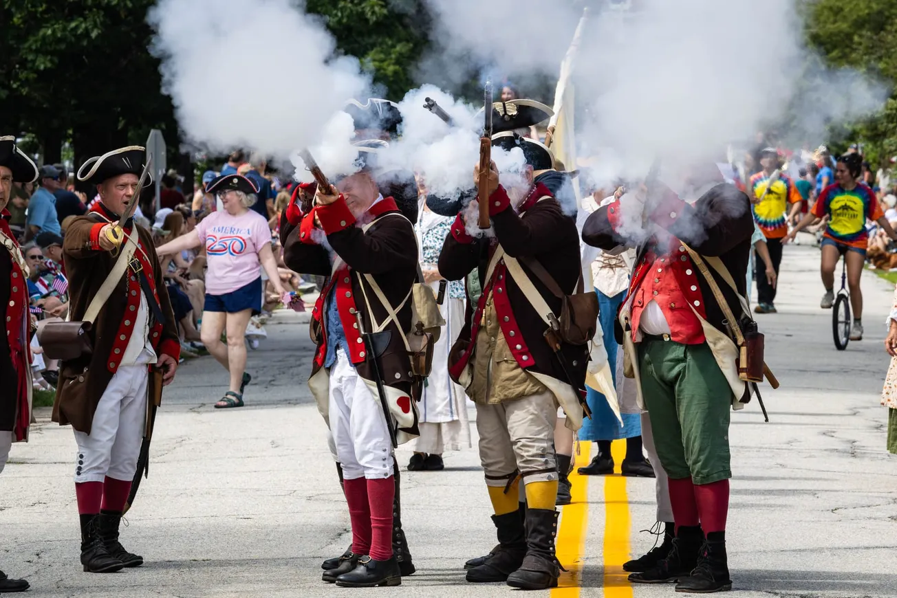 Amherst celebrates the nation’s 250th birthday with parade and festivities