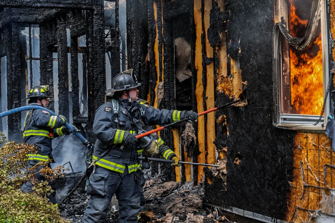 3-Alarm Fire At New Boston Residence