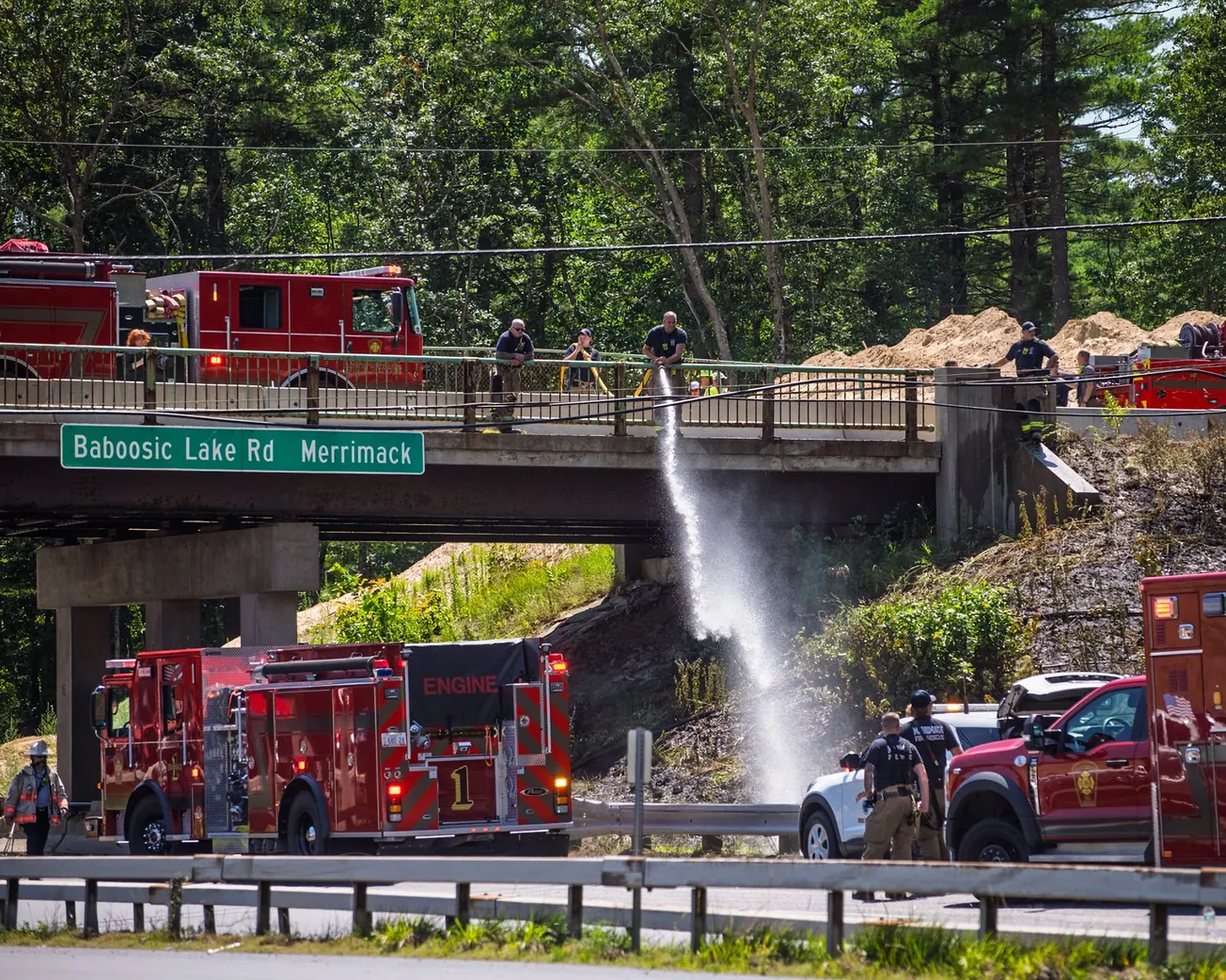 Major highway shut down for more than an hour in Merrimack, NH