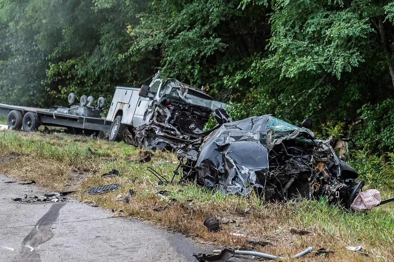 Two Dead, One Uninjured in Fiery Crash On 101 In Amherst